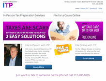 Tablet Screenshot of itptaxes.com